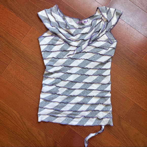 Boutique 80’s vintage style striped tank - Picture 2 of 3